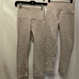 lululemon Align High-Rise Light Tan Leggings